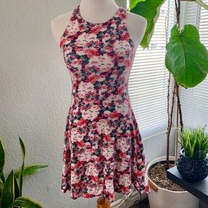 Forever 21 floral pink dress
